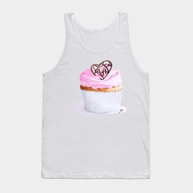 Vanilla Cupcake Tank Top by thejodylinn